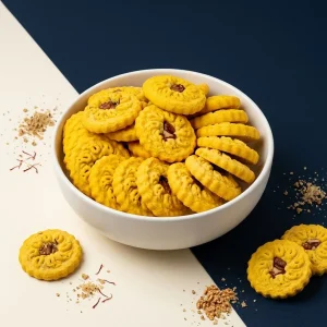 کلمپه زعفرانی گردویی کرمان سوغات